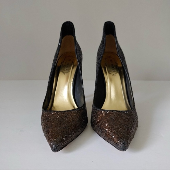 Ted Baker London Kimkee Sequin Heels Stiletto Court Shoes Size US 8 EU 39 - Picture 6 of 16